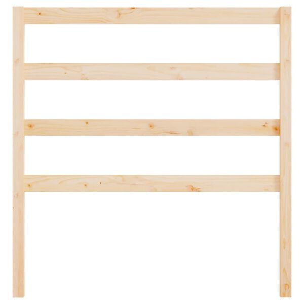 vidaXL Bed Headboard 95x4x100 cm Solid Wood Pine