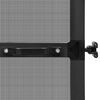 vidaXL Hinged Insect Screen Manual Anthracite and Black 100 x 215 cm