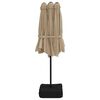 vidaXL Double-Head Parasol Taupe 449x265 cm