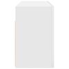 vidaXL Bathroom Wall Cabinet White 80x25x40 cm Engineered Wood