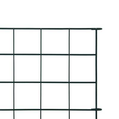 vidaXL Garden Fence Set 77.5x64 cm Green