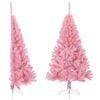 vidaXL Christmas Tree | Pink | PVC, steel | Small | Decorative Inlays