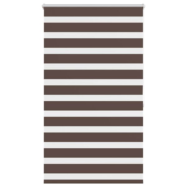 vidaXL Zebra Blind 80 x 175 cm Coffee