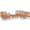 vidaXL Garden Lounge Set | Honey Brown | Solid Pinewood | 6 Piece Set | Modular