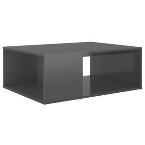 vidaXL Coffee Table | High gloss grey | Engineered Wood | Medium | Coffee Table