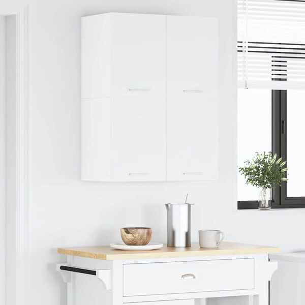 vidaXL Hanging Cabinet 2 pcs White 60 x 31 x 40 cm Engineered Wood