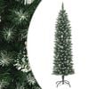vidaXL Artificial Slim Christmas Tree with Stand 210 cm PVC