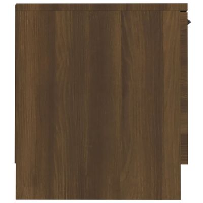 vidaXL TV Cabinet Brown Oak 140x35x40 cm Engineered Wood
