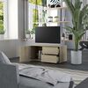 vidaXL TV Cabinet Sonoma Oak 80x34x36 cm Engineered Wood