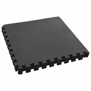 vidaXL Pool Ground Mat 6 pcs Black 2.16 ㎡ EVA Foam