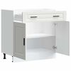 vidaXL Kitchen Base Cabinet Porto White Engineered Wood