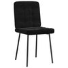 vidaXL Dining Chairs 6 pcs Black Velvet