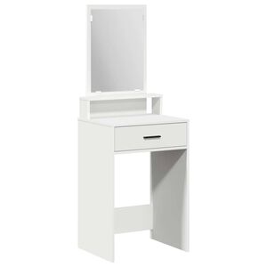 vidaXL Dressing Table White 50 x 41 x 140 cm Engineered Wood
