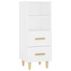 vidaXL Sideboard White 34,5x34x90 cm Engineered Wood