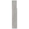 vidaXL Headboard Cabinet Concrete Grey 180x19x103.5 cm