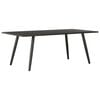 vidaXL Coffee Table Black 120x60x46 cm