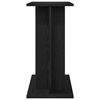 vidaXL Aquarium Stand Black Oak 60x30x60 cm Engineered Wood