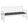 vidaXL Garden Bench Cushion Anthracite 150x50x7 cm Oxford Fabric
