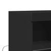 vidaXL Sideboard Black 81x37x100 cm Engineered Wood