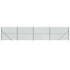vidaXL Chain Link Fence with Spike Anchors Green 1,6x10 m