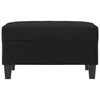 vidaXL Footstool Black 70x55x41 cm Faux Leather