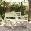 vidaXL 2 Piece Garden Lounge Set Solid Wood Fir
