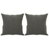 vidaXL 3-Seater Sofa with Pillows&Cushions Dark Grey 180 cm Velvet