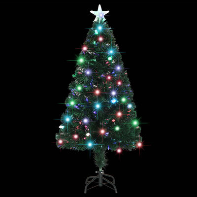 vidaXL Pre-lit Christmas Tree with Stand 120 cm 135 Branches
