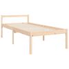 vidaXL Senior Bed without Mattress Single Solid Wood