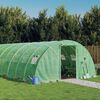vidaXL Greenhouse with Steel Frame Green 64 m&sup2; 16x4x2 m