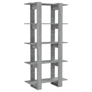 vidaXL Book Cabinet | Grey sonoma | Engineered wood | Large | Book Cabinet