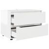 vidaXL Storage Cabinet High Gloss White 80 x 48 x 57 cm
