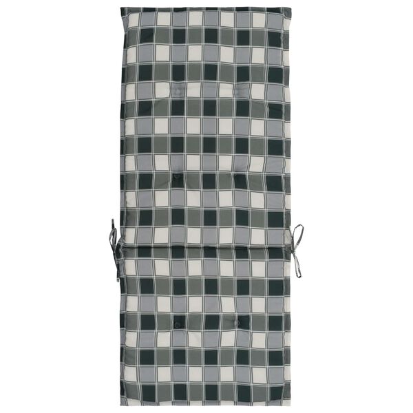 vidaXL Printed Garden Chair Cushions 2 pcs Multicolour 120x50x3 cm