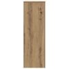 vidaXL Plant Stand Artisan Oak 33x33x100 cm Engineered Wood