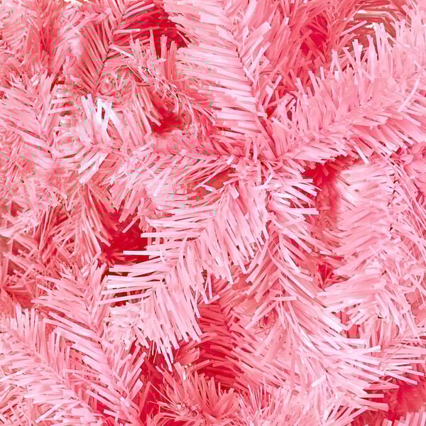 vidaXL Slim Christmas Tree Pink 180 cm