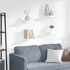 vidaXL Floating Wall Shelves 4 pcs White 23x23.5x3.8 cm MDF