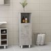vidaXL Bathroom Cabinet Concrete Grey 30x30x95 cm Engineered Wood