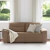 vidaXL 2-Seater Sofa&nbsp;Cappuccino 180x81x84 cm Faux Leather