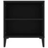 vidaXL TV Cabinet Black 102x44.5x50 cm Engineered Wood
