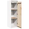 vidaXL Wall Cabinets 2 pcs White 30x30x100 cm Solid Pinewood