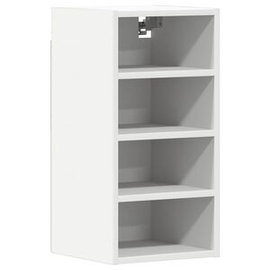 vidaXL Hanging Cabinet "Riga" White 30x29,5x60 cm Engineered Wood