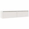 vidaXL Wall Cabinets 2 pcs White 80x30x35 cm Solid Wood Pine