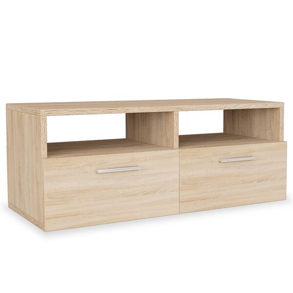 vidaXL TV Cabinet Engineered Wood 95x35x36 cm Oak