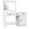 vidaXL Dressing Table 2 pcs White 40 x 41 x 75 cm Engineered wood