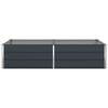 vidaXL Planter Anthracite 195 x 100 x 45 cm Galvanised Steel