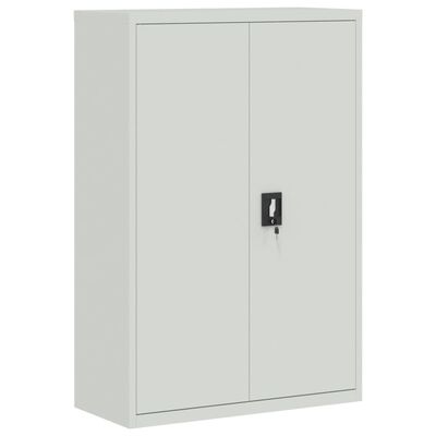 vidaXL Office Cabinet 90x40x140cm Steel Grey