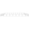 vidaXL Dog Kennel Silver 81 m² Steel