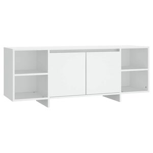 vidaXL TV Cabinet | White | Engineered wood | 130 cm x 35 cm x 50 cm
