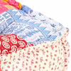 vidaXL Modular Pouffe Patchwork Fabric