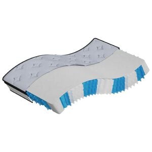 vidaXL Pocket Spring Mattress Medium 107x203 cm King Single Size